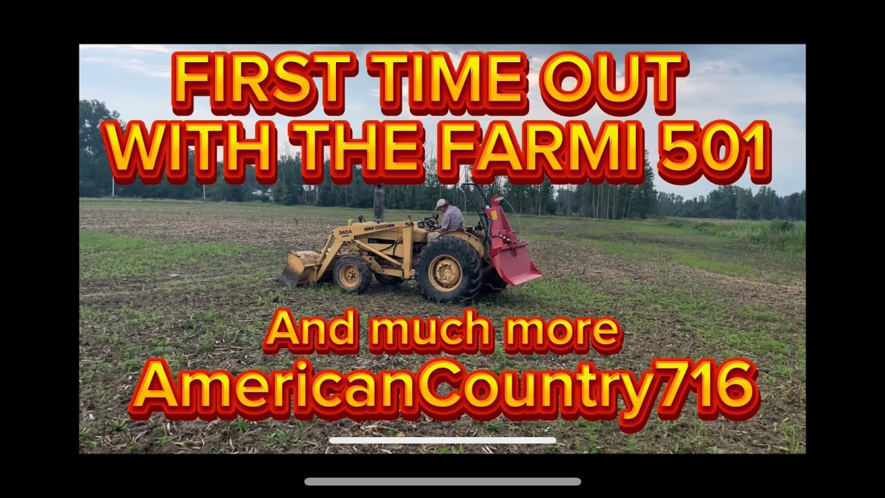 FARMI 501 Tractor Log Skidding Winch And More! - YouTube
