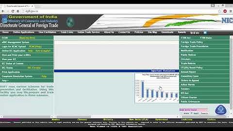How to apply for Import Export Code (IEC) online. Tutorial video.