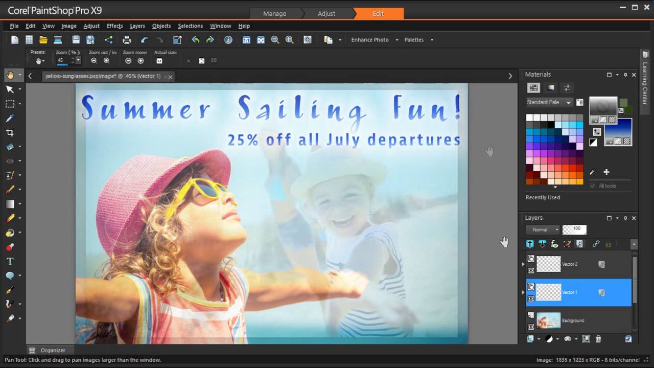 increase resolution in corel paintshop pro x9