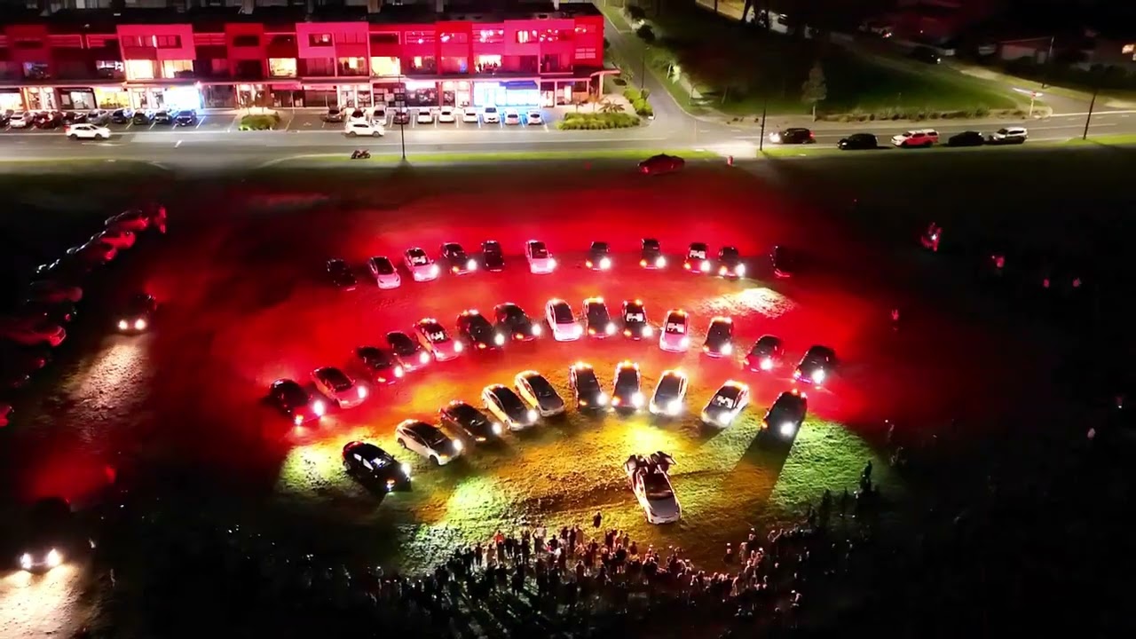 Tesla Lightshows Auckland - Christmas 2023