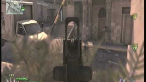 MW2 Ace Clutch 1v6 Search&Destroy Uzi and RPG