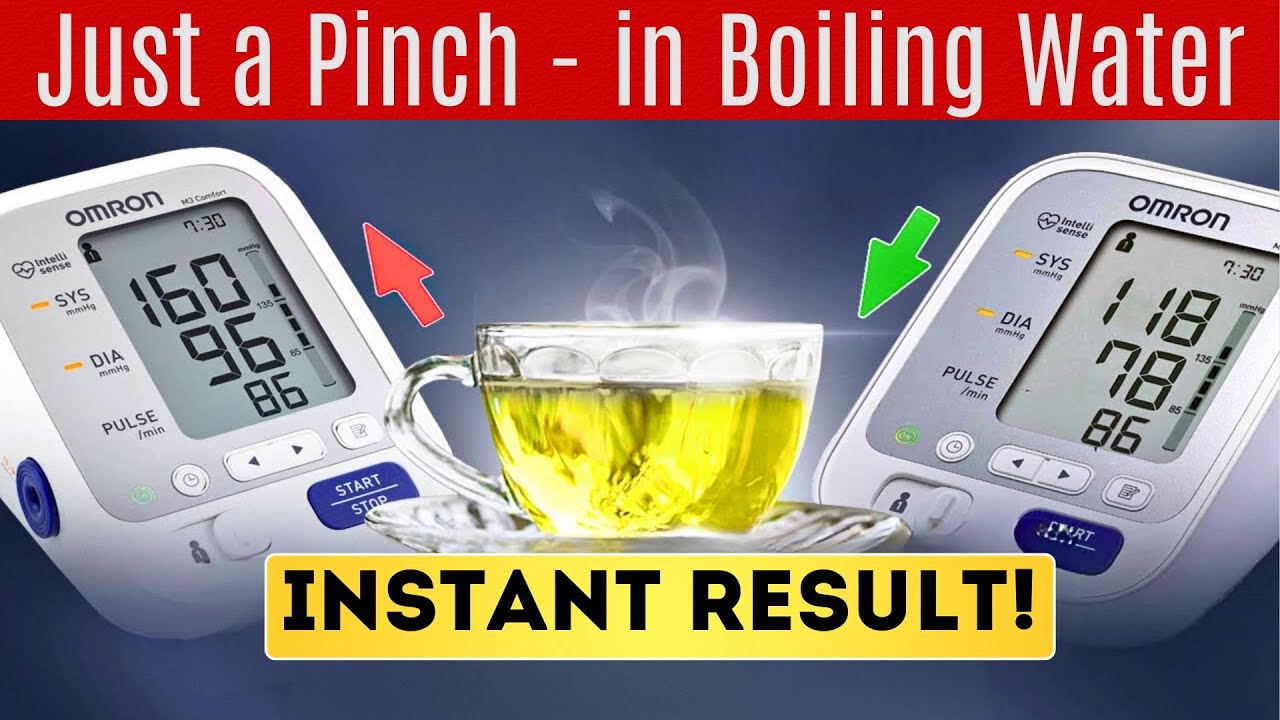 One Cup Reduces BLOOD PRESSURE! No Pills, No Chemicals! Hypertension