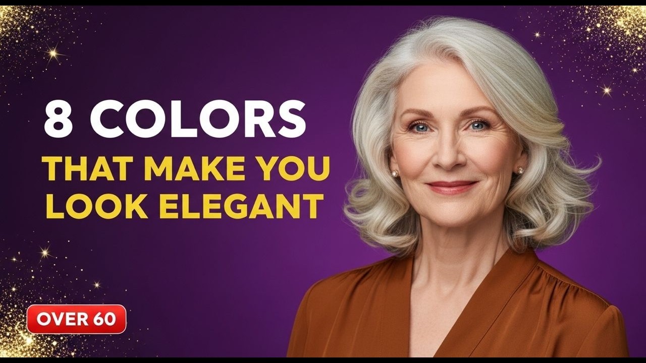 8 Colors That Make Women Over 60 Look Elegant and Powerful