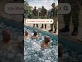 Ice vs Mind... Who Wins?? #militarydiscipline #soldiers #army #militarytraining #challengeaccepted
