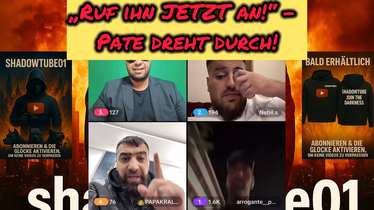 Arrogante Pate rastet aus: „Ruf Manuellsen an, Kürt Ibo!“ 😡🔥 | LIVE mit PapaKralle & Nebil