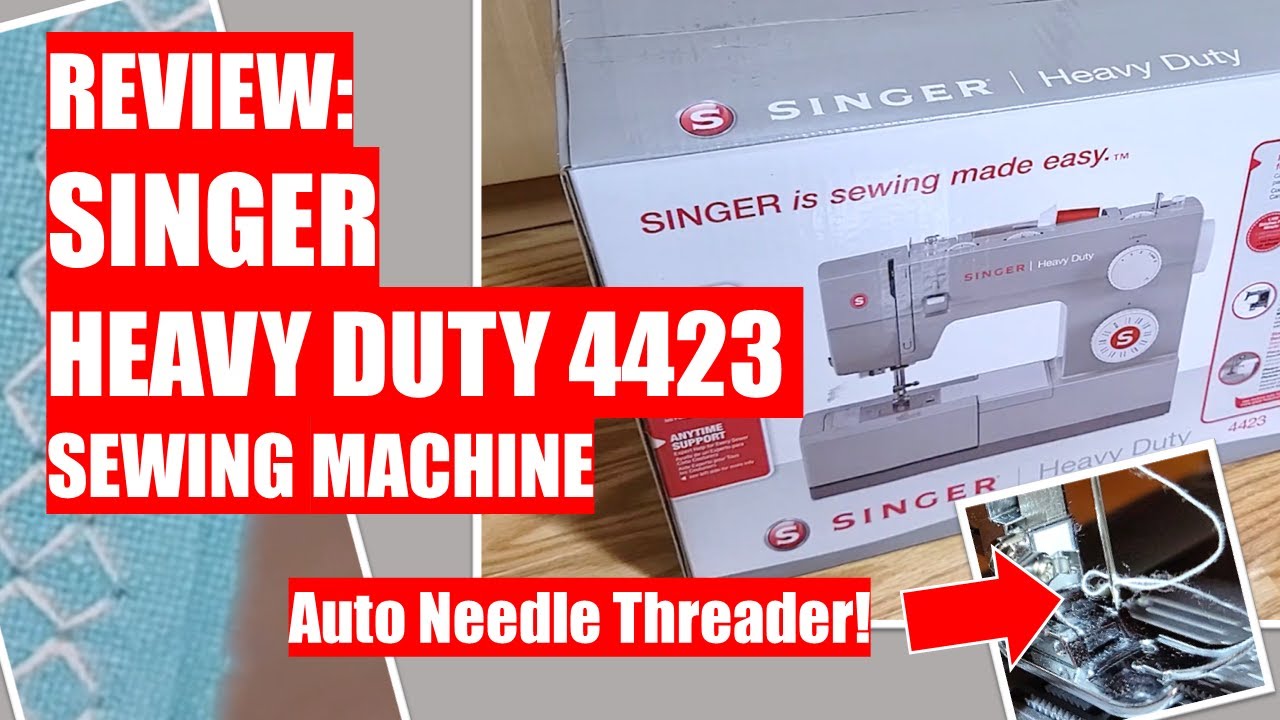 Unboxing The SINGER 4423 HEAVY DUTY Sewing Machine + a Detailed