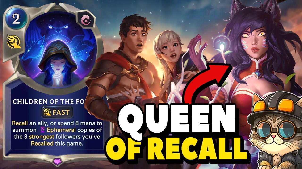 RECALL DECK is BACK & Looking GREAT !! - Ahri Kennen Deck - Legends of Runeterra