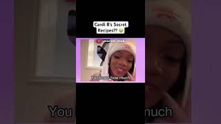 Cardi B spills her secret recipes to Megan, Doechii and Glorilla 😭 #shorts #celebrities #facetime