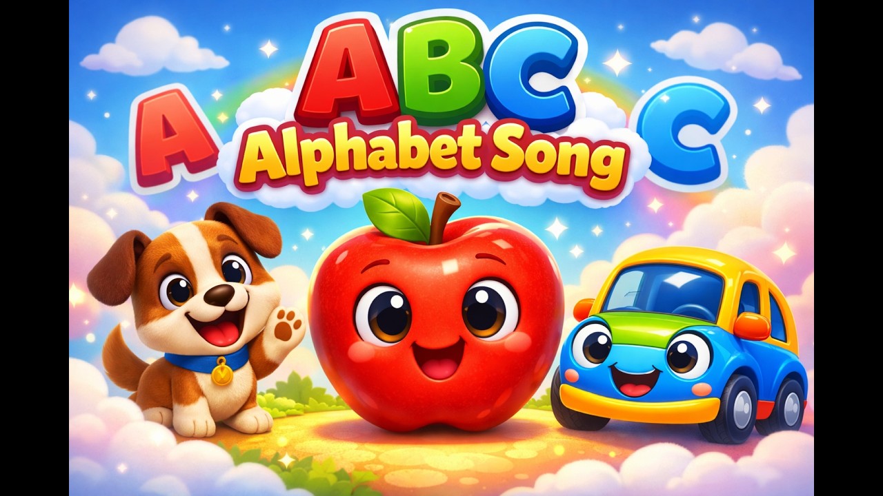 ABC Alphabet Song – A for Apple | Learn Letters A–Z for Kids 🍎