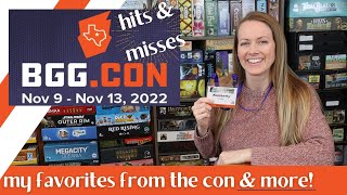 Board Game Geek Convention 2022 | My Hits & Misses