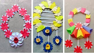 3 Amazing paper Flowers//Beautiful Craft For Home Decoration//Easy Wall Hanging Crafts//DIY.Handmade