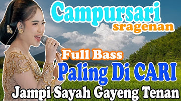 Full album 1 JAM Tanpa iklan campursari sragenan view Sawah  paling cokek Bass ger  jampi sayah