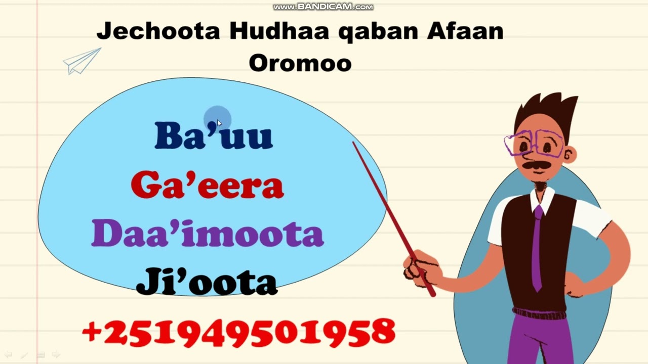 Jechoota Afaan Oromoo Jecha Hudhaa Qabu...