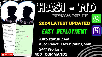 HASI-MD WhatsApp Bot HEROKU DEPLOY TUTORIAL | Heroku Deploy Hasi MD | MH MODS OFC