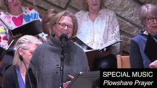 "Plowshare Prayer" composed by Spencer LaJoye, as sung at Trinity Lutheran Church in Stillwater MN
