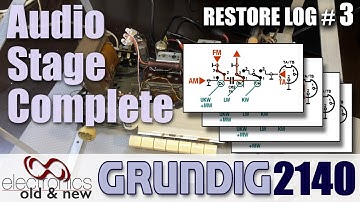 Audio stage complete. Grundig 2140 restoration - part 3 #PCBWay#