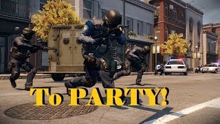BEST GLITCH EVER Payday 2 Cops RAVE Party BUG