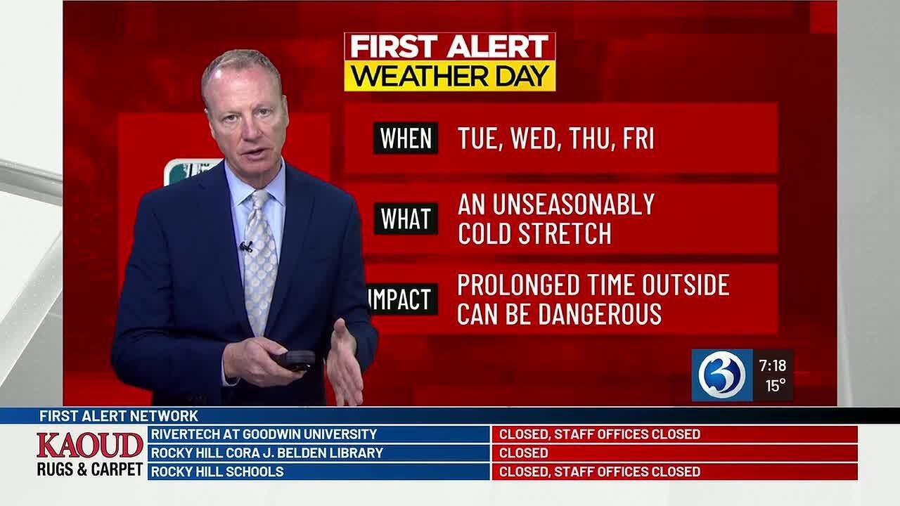 FORECAST: As Winter Storm Benjamin wraps up, the cold temps settle in