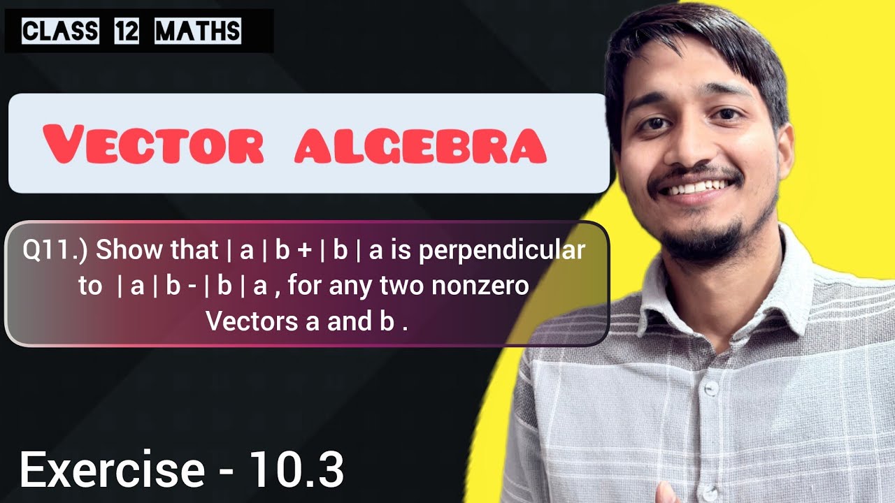 Show that magnitude of a into b + magnitude of b into a is perpendicular to magnitude of a into b