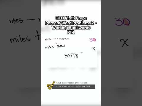 How to Solve Percentage Word Problems on the GED Math Exam | Runner's Challenge Breakdown