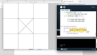 Tic Tac Toe: Mouse Click Updates Game Board