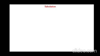 Classification and Tabulation - Part 2 - II SEMESTER B Com - Prof - D.Ramesh SIMS