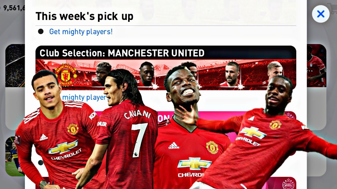 c.selection Manchester United🔥pack opening!!! || pes 2021 mobile