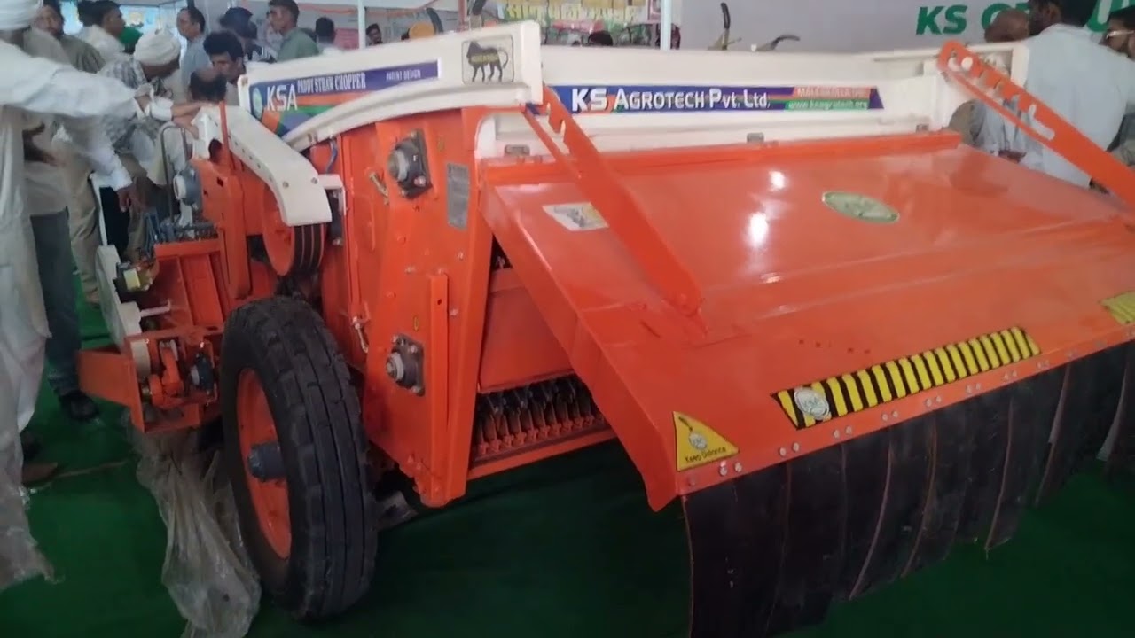 KS paddy straw chopper.. machine.. straw Reaper