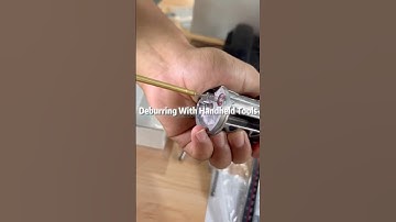 A tool for hard burrs removal 👍🏻 #veyerdeburring #deburringtools #cncmachine #metalworking #tools