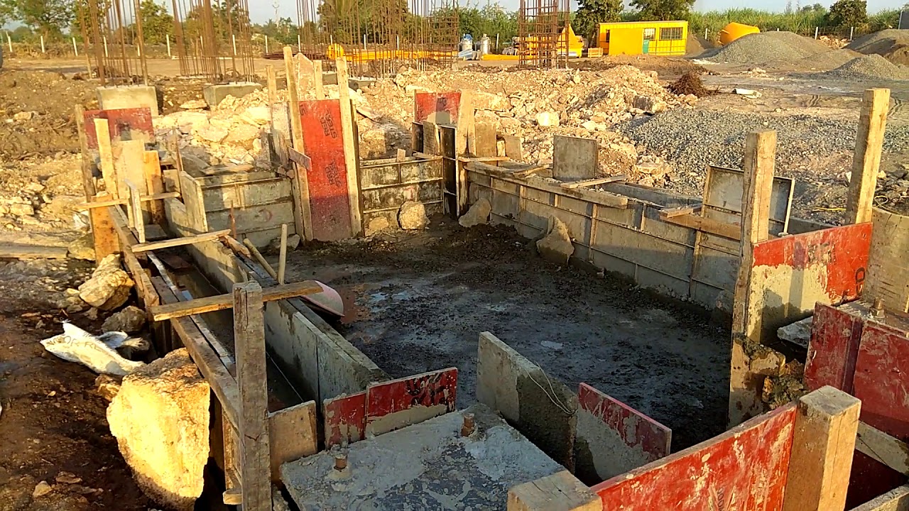 Construction site of Rmc Plant - YouTube