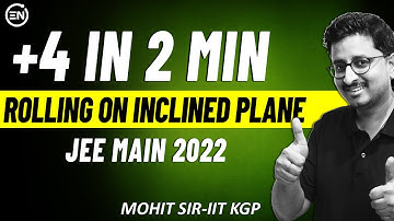 Rolling on Inclined Plane in 2 min | Most asked Question | JEE Main 2025 | JEE Physics by Mohit Sir