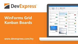 Celebrity WinForms Grid: Kanban Board View Wealth