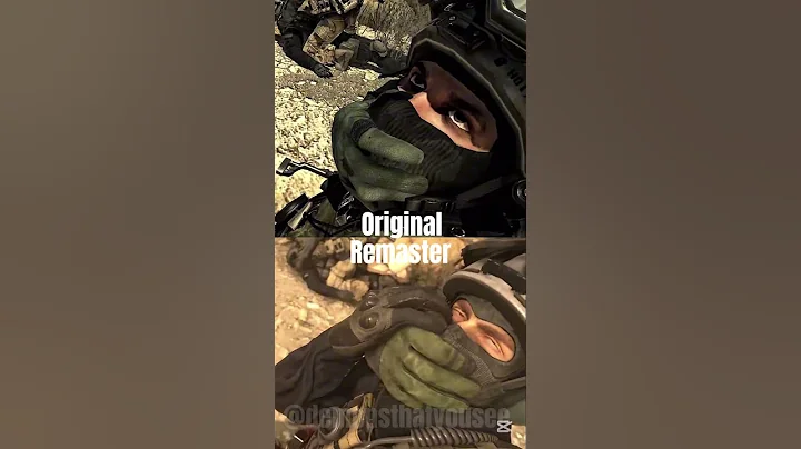 Shadow Company Soldier Death Original Vs Remastered #cod #fyp #foryou #mw2