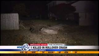 1 killed in Elkhart County rollover crash