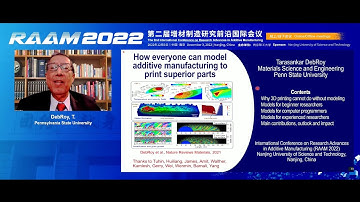 How everyone can model additive manufacturing to print superior parts – A Keynote at RAAM2022