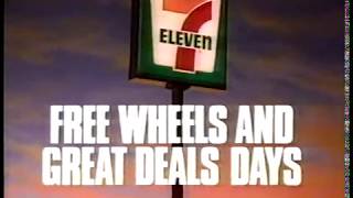 7-11 Free Wheels and Big Deals 80s Commercial (1989)
