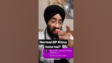 Normal BLOOD pressure Kitna hona chahiye #shorts  Dr.Education