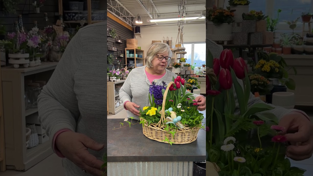 Spring Centerpiece Basket