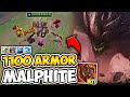 WHEN MALPHITE HITS 1100 ARMOR AND IS A LEGIT RAID BOSS! - League of Legends