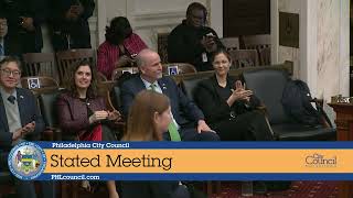 Stated Meeting Of Philadelphia City Council 3-19-26