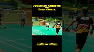 Jonathan Christie vs Raja tarkam bandung 💥💥#shortvideo #badminton #badmintonindonesia #viral #video