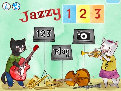 Jazzy 123 -  Learn to Count with Music - iPad app demo for kids - Ellie