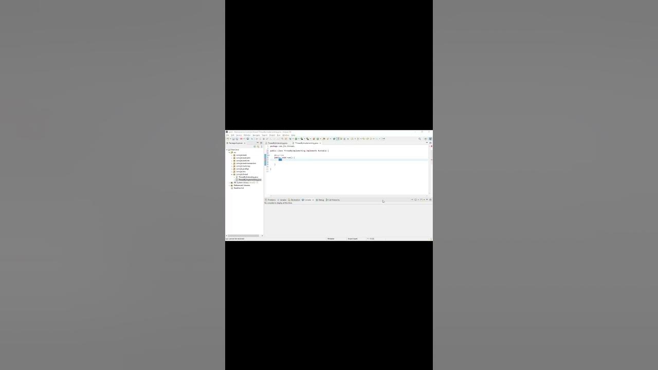 How to create thread in java by implementing a thread class 
