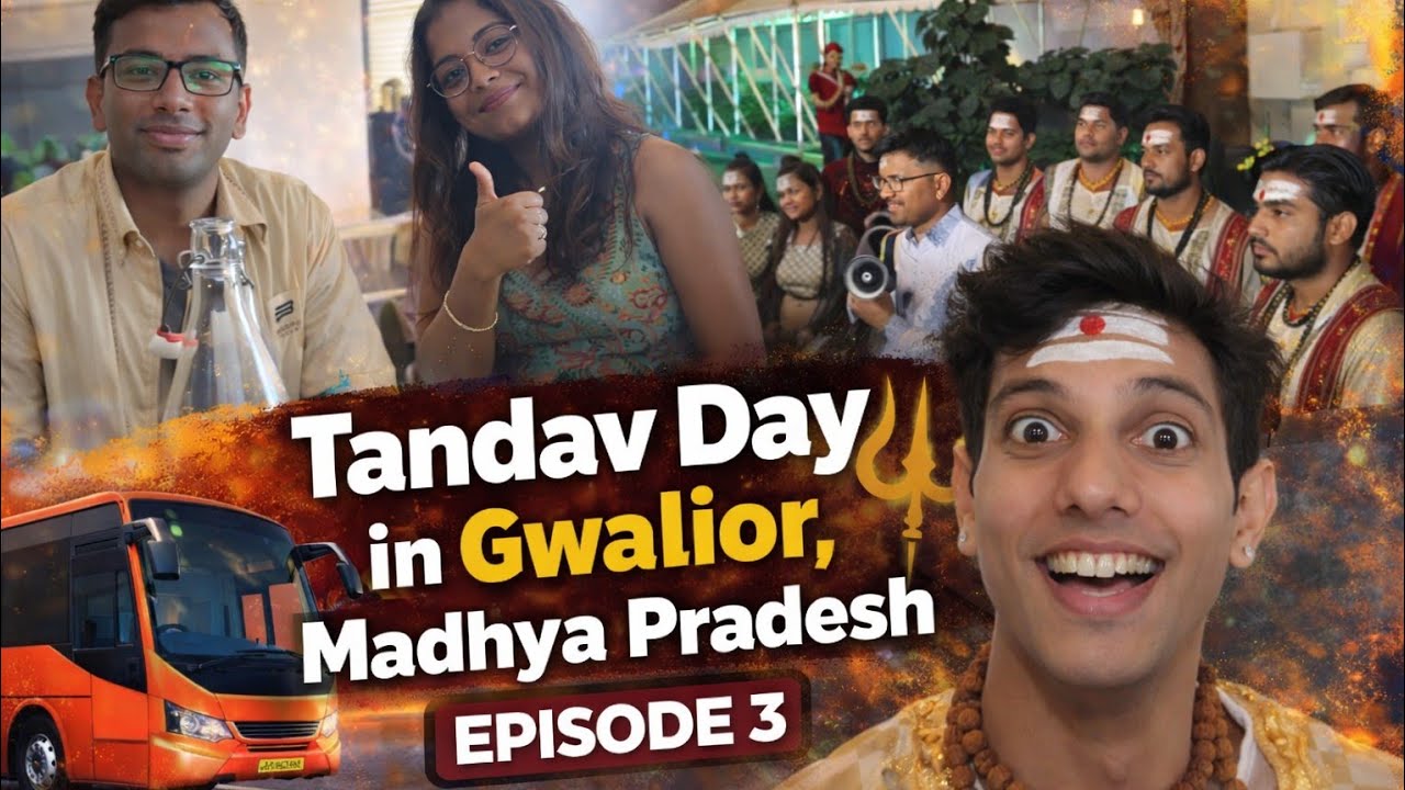 Tandav Day in Gwalior MP 🇮🇳 | 1100KM Bus Journey from Mumbai 🚍 | Indian Vlogger | Episode 3