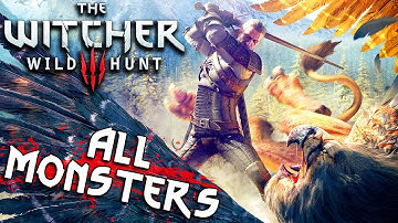 THE WITCHER 3 - All Witcher Contracts | All Monster Fights (Death March) [4K, 60fps]