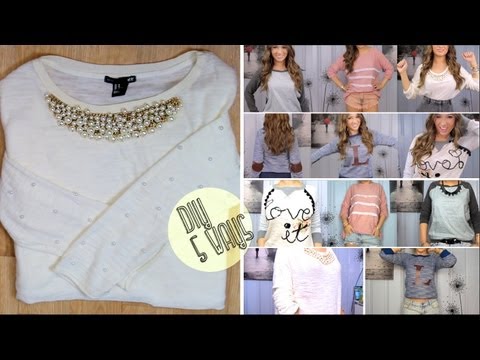 5 DIY Sweatshirts/Sweaters Collab w/MaiStyyle