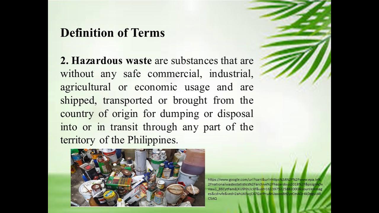 RA 6969 Toxic Substances, Hazardous and Nuclear Waste Control Act of