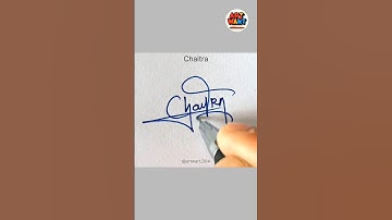 Chaitra name signature style