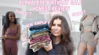 LET'S TALK ABOUT IT | ALPHALETE BIRTHDAY SALE HONEST REVIEW | New Amplify + more