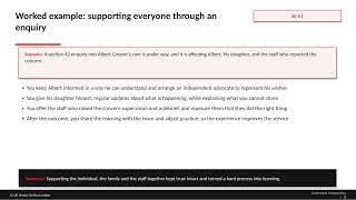 Unit 11 - LO4 Supporting Others and Leading a Safeguarding Culture